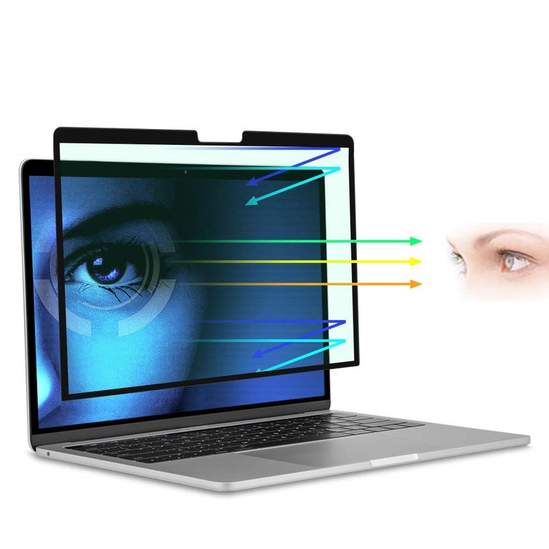 FILMEXT for Macbook Pro 13 Anti-Glare Anti-Blue Light Screen Protector Filter, Macbook Pro 13 inch(2016~2022) M1/M2 Eye Protection Blue Light Blocking Filter Reduces Digital Eye Strain - Image 1